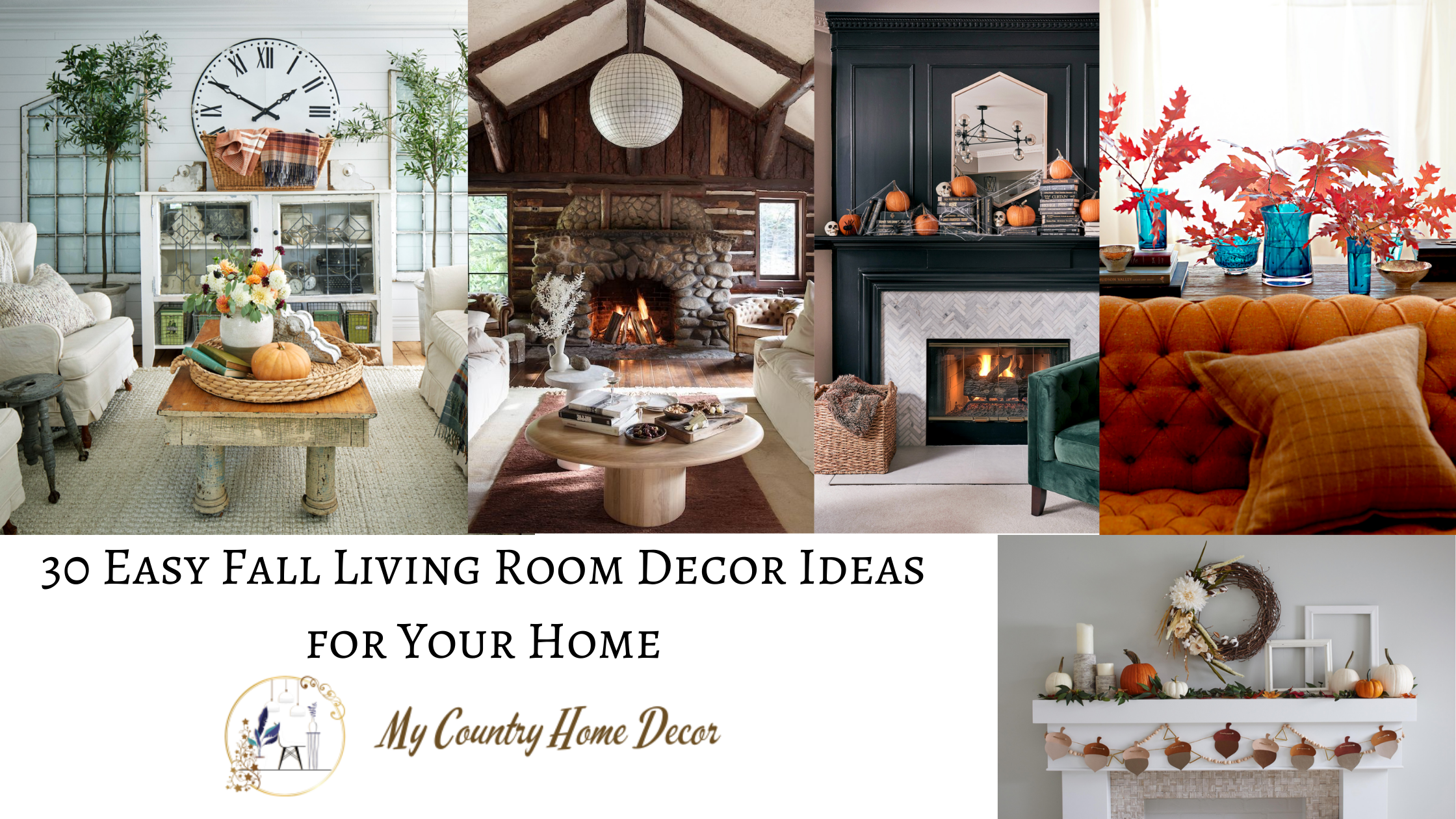 30 Easy Fall Living Room Decor Ideas